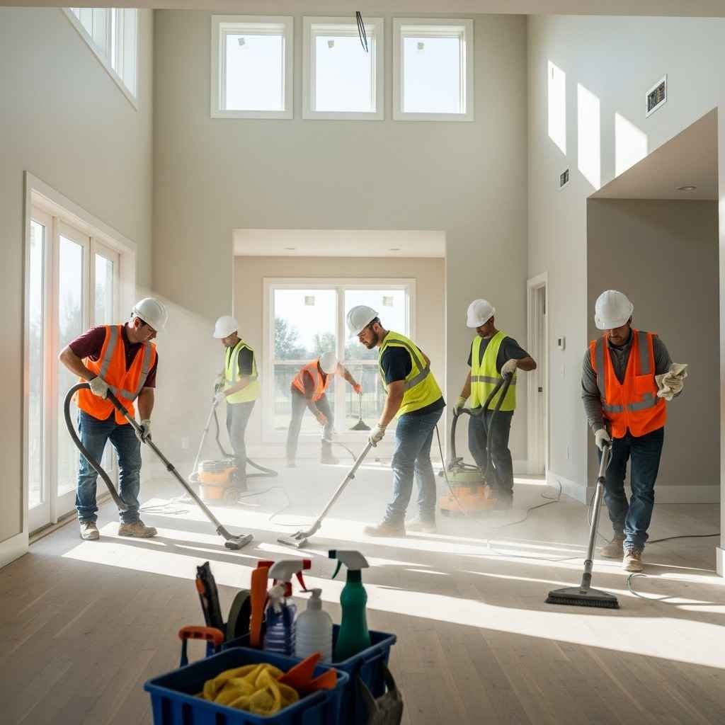 Cleaning Construction Houses